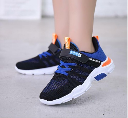 NEW BOYS RUNNING TRAINERS KIDS CHILDREN COMFORT SPORTS SCHOOL SHOES SIZE