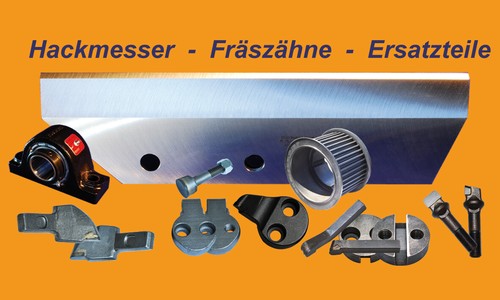 A521 mit Hatz-Motor Hackmesser 235x80x09 für Jensen Häcksler A518
