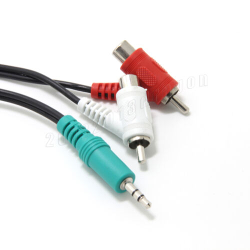 3.5mm Stereo Male Audio Splitter RCA Cable for Turtle Beach Gaming Headsets