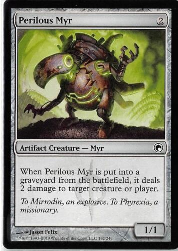4 Perilous Myr LP x4 4x mtg Scars of Mirrodin 