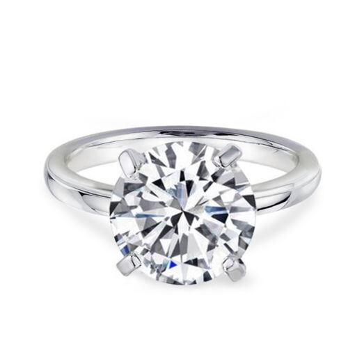 Ivy /& Bauble White Gold Plated 4carat Simulated Diamond Engagement Ring
