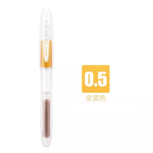 Monami Olika Colorful Transparent Fountain Pen Extra Fine Nib EF//0.38mm Writing