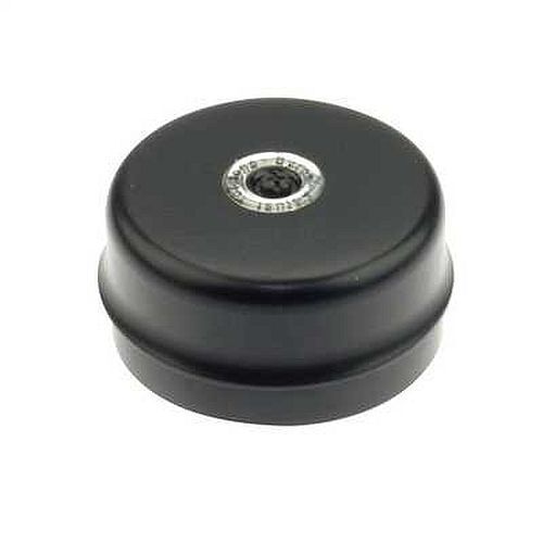 Black Byron 1210 Hard-Wired Wall Mounted Underdome Round Door Bell Chime 