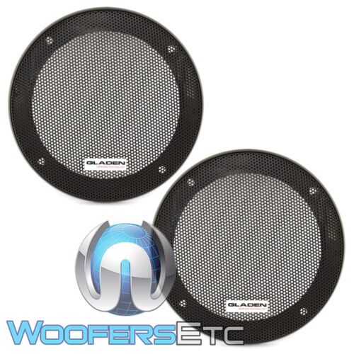 GLADEN GI100 4" CAR SPEAKER COAXIAL COMPONENT PROTECTIVE GRILLS COVERS PAIR NEW 