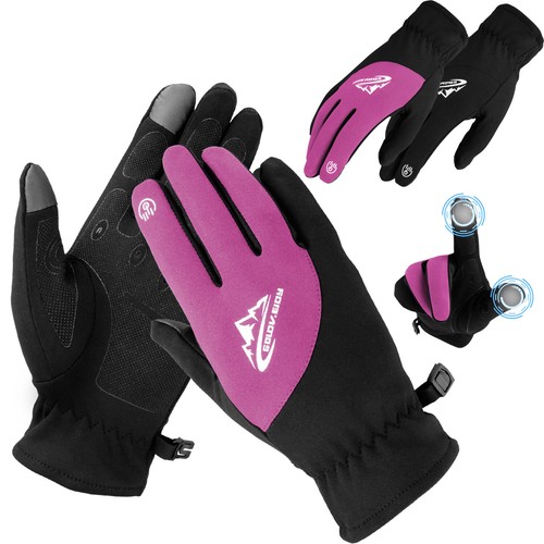 Men Women Winter Outdoor Cycling Hiking Sports Gloves Touch Screen Warm Mittens