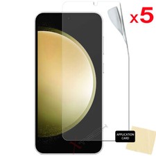 5 Pack of Samsung Galaxy S25 & S24 5G CLEAR Screen Protector Cover Guards