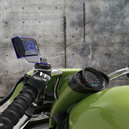 Motorcycle DC 10-150V Digital Voltmeter Tester Battery Moniter Gauge R8E1 