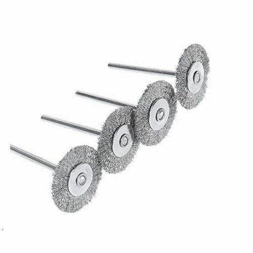 50pc Stainless Steel Wire Brush Dremel Rotary Tool Die Grinder Removal Wheel US