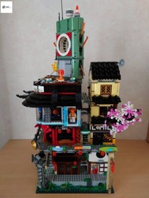 LEGO The LEGO Ninjago Movie NINJAGO City 70620 In 2017 Used Complete W/Manuals