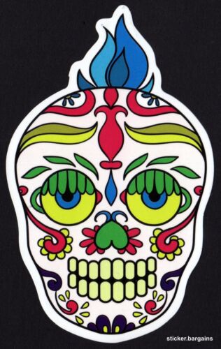 Designs Skull Art Stickers 50 Mexican Laptop Car Halloween Waterproof Vinyl