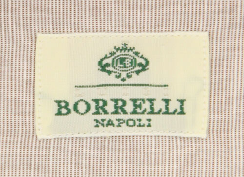 60LB4704 New $450 Luigi Borrelli Light Brown Shirt Extra Slim