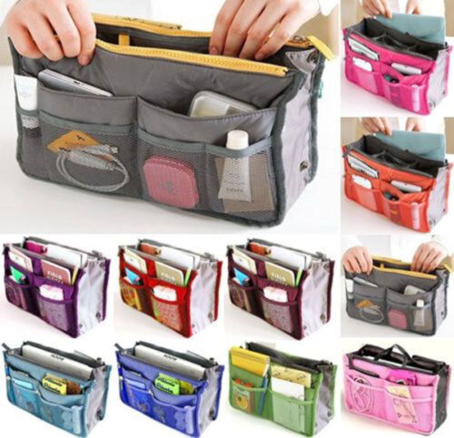 Multi-function Women Travel Insert Handbag Large Storage Bag Tote Organizer