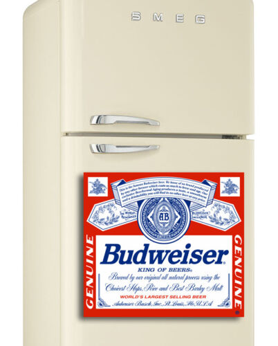 Budweiser beer Fridge Wrap fridge Freezer Sticker to Fit Your fridge Bud 
