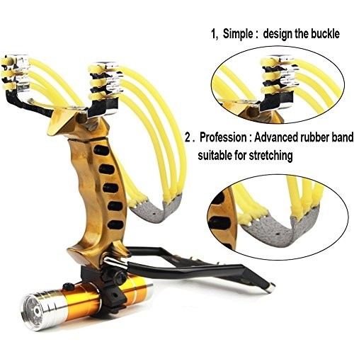 neuve Y Shot Slingshot poignet Sling Rocket professionnel Chasse avec heavy duty