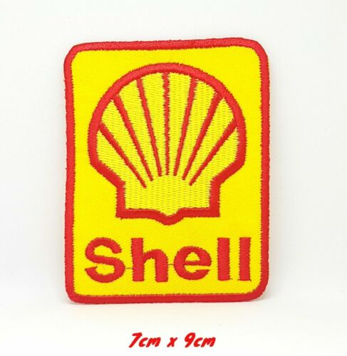 Shell Petrolium Petrol oil Embroidered Iron Sew on Patch #342 