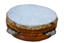 Khanjeera Hand Drum Percussion Dhapli Goat Skin Cover Wooden Professional Khamak