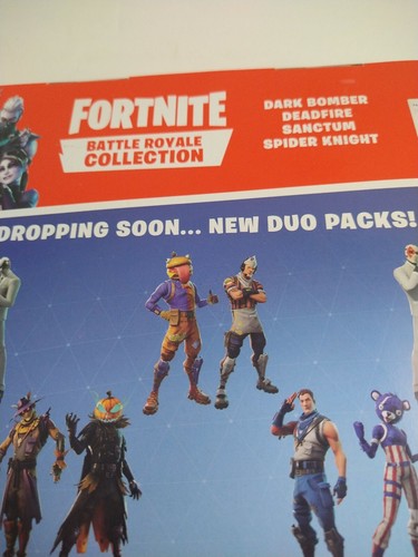 Fortnite Battle Royale Collection Dark Bomber Deadfire Sanctum Spider Knight New