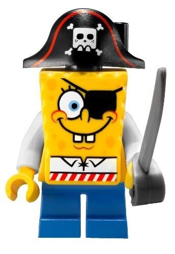 NEW LEGO PIRATE SPONGEBOB SQUAREPANTS MINIFIG figure minifigure 3817 dutchman