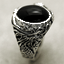 Kenpo Dragon Tiger Onyx Ring Sterling Silver