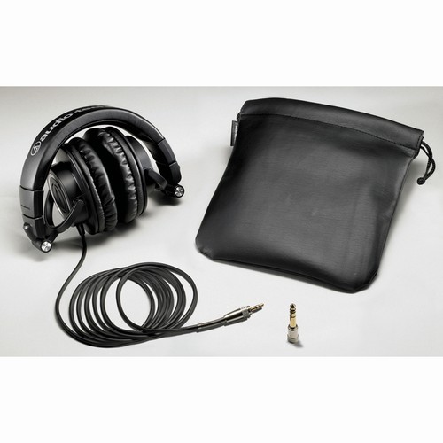 Audio-Technica-ATH-M50-Professional-Studio-Headphones-Straight-Cable-w-Case