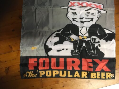 Advertising Fourex xxxx bar flag banner poster beer man cave flag mancaveideas 