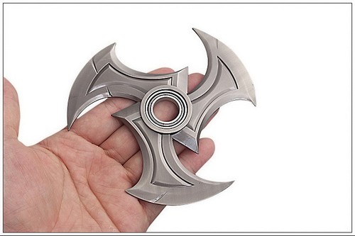LOL Shadow Master Zed Shuriken High quality Zinc Alloy Rotatable Darts Weapons M