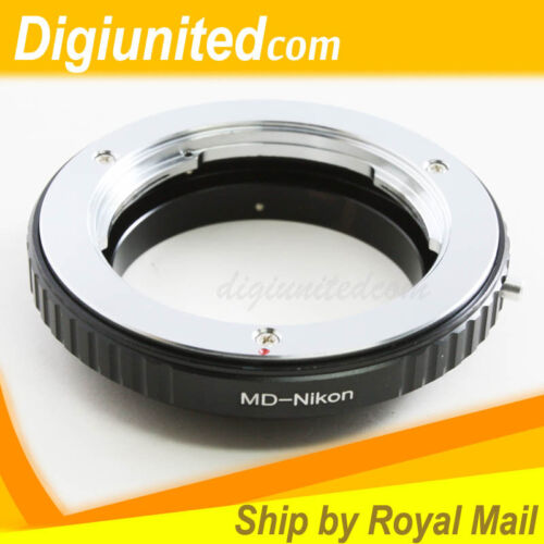 Macro Minolta MD MC mount lens to Nikon F mount adapter D4 D600 D800 D7100 D5200 