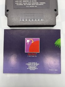 Mighty Bomb Jack Nintendo NES Authentic With Manual & Sleeve EXCELLENT