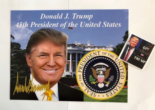 Donald Trump 45th President 81//2/"x11 on Card Stock Photo Portrait Picture Decal