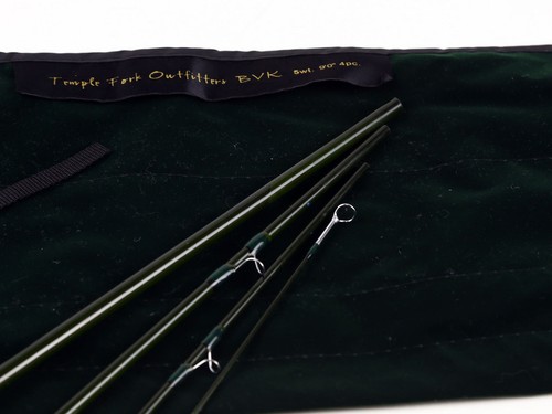 Sac Nouveau TFO Temple Fork Outfitters BVK TF03804B 8/' 0/" #3 poids 4 Piece Fly Rod