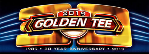 Golden Tee 2019 Arcade Marquee 25.75/" x 9.5/"
