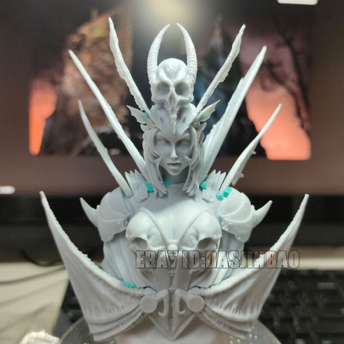 Unpainted 1//10 Vampire Princess Bust Girl Resin Figure Model Kit Unassembled GK