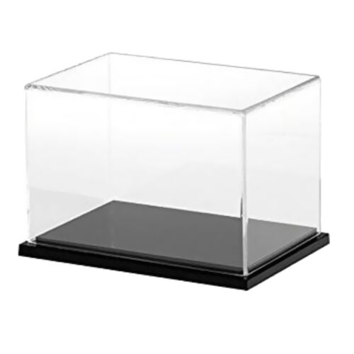 Transparent Acrylic Display Case Tray Dustproof Storage Show Box 36x16x16cm