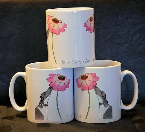 Mug Lévrier Lurcher Whippet correspondants russes Original Boisson Tasse Lave-vaisselle tasse