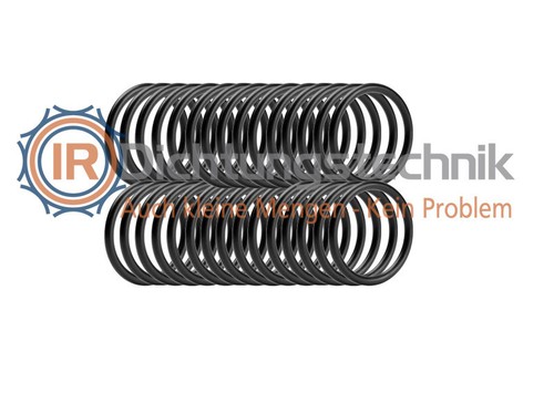 30 St. O-Ring Nullring Rundring 5,0 x 1,0 mm NBR 70 Shore A schwarz