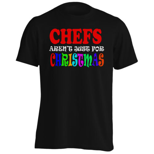 T juste pour Noël Drôle Hommes T-shirt/Débardeur t38m Chefs Aren 