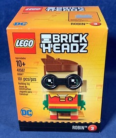 4 BATMAN MOVIE Lego BRICK HEADZ Lot 41585 41586 41587 41588 JOKER Robin BATGIRL