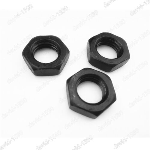 Black 8.8 Carbon Steel Select Size M8 M30 Thin Hex Nuts Right Hand Fine Thread 