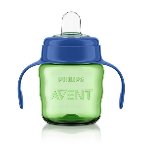 6m PHILIPS AVENT Easy SIP Bec Verseur Tasse 7oz//200ml Gobelet vert//bleu