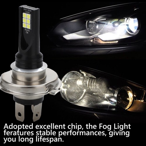 H4 LED Headlight Kit 9003 HB2 100W Fog Light Bulbs High Low Beam CREE DRL Lamp