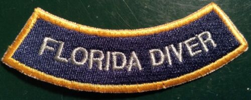 Floride Diver Rocker Chevron plongée certification patch 3.5/" Gator