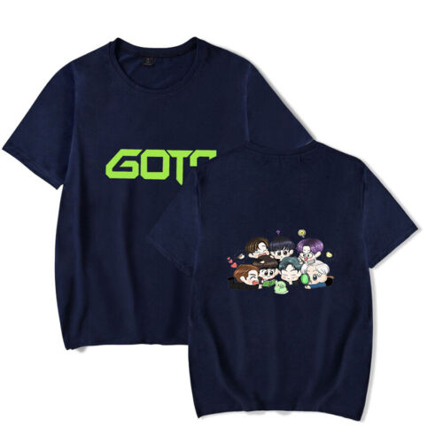 Kpop GOT7 Call my Name T-shirt Casual Short Sleeve Crew Collar Tops Tee N244 