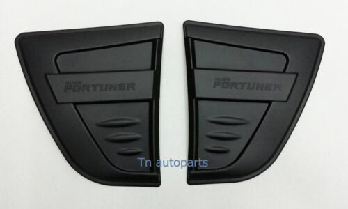 MATTE BLACK PAIR SIDE VENT COVER TRIM FOR ALL NEW TOYOTA FORTUNER 2015 SUV 
