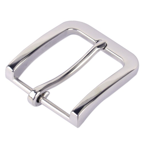 Fashion Stainless Steel Pin Buckle for Men Leather Belt Replacement Snap On 40mm