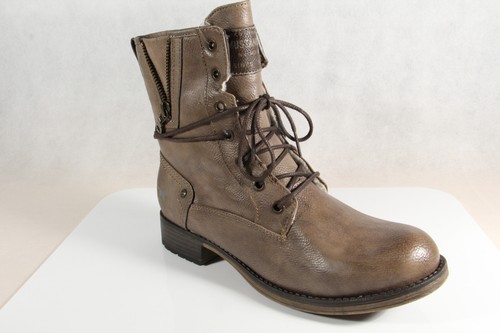 Mustang Ankle Boots Lace up Boots Boots Natural 1139 New