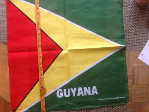 Guyana Flag Bandana--wrist wrap--do rag 