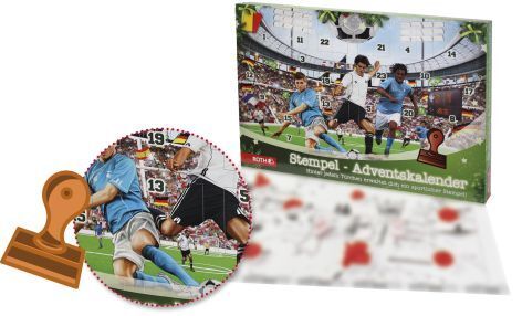 ROTH cachet calendrier de l'Avent "Football" Motif timbres et tampons encreurs 