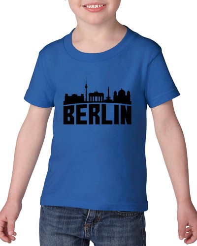 Berlin Germany Heavy Cotton Toddler Kids T-Shirt Tee