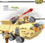Cogo Building Brick Set Block ARMY MISSILE TANK Kids Construction Gift Toy