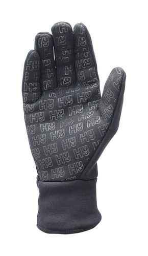 Hy Hy5 Adults Ultra Grip Neoprene Grip Fleece Windproof Riding Gloves Tan XS-XL
